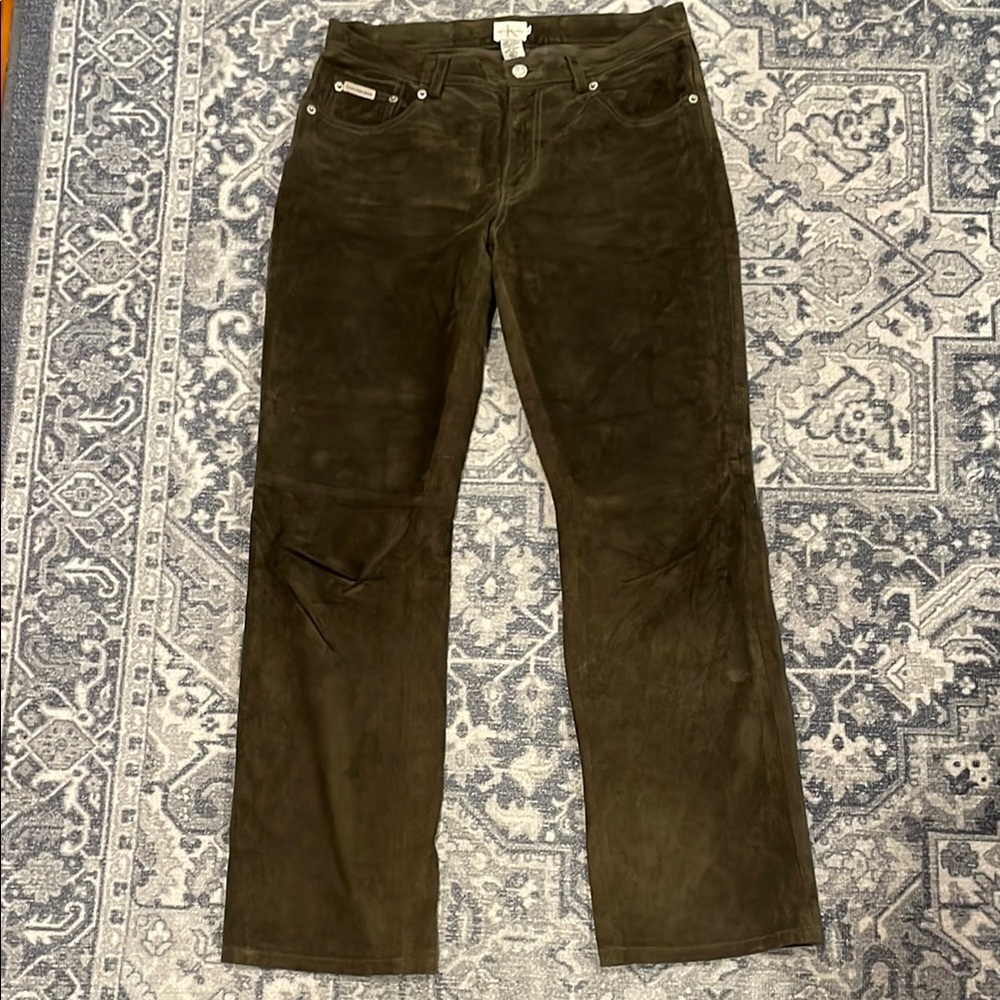 Calvin Klein Jeans Vintage 90’s Suede Pants